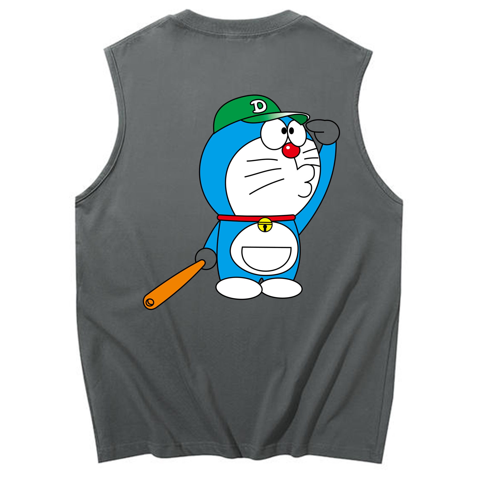 （画像用） ドラえもん Doraemon コットン100％タンクトップ（背面プリント）
